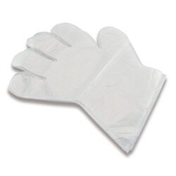 Jednorázové polyetylenové rukavice , 100 ks
