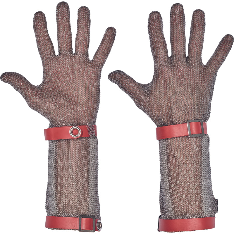 Rukavice Bátmetall 171350 manžeta 15 cm červená - M