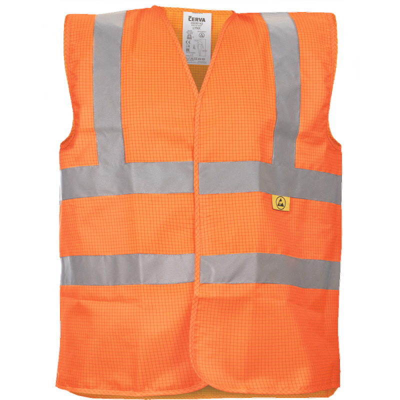 LYNX ESD vesta HV oranžová vel.S