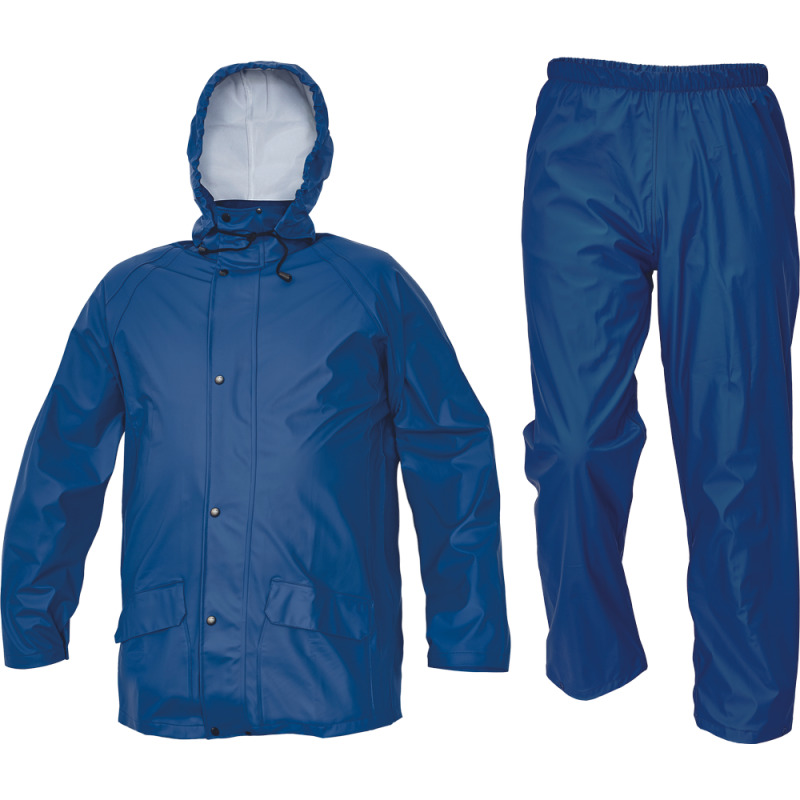 SIRET PU oblek royal modrá XL
