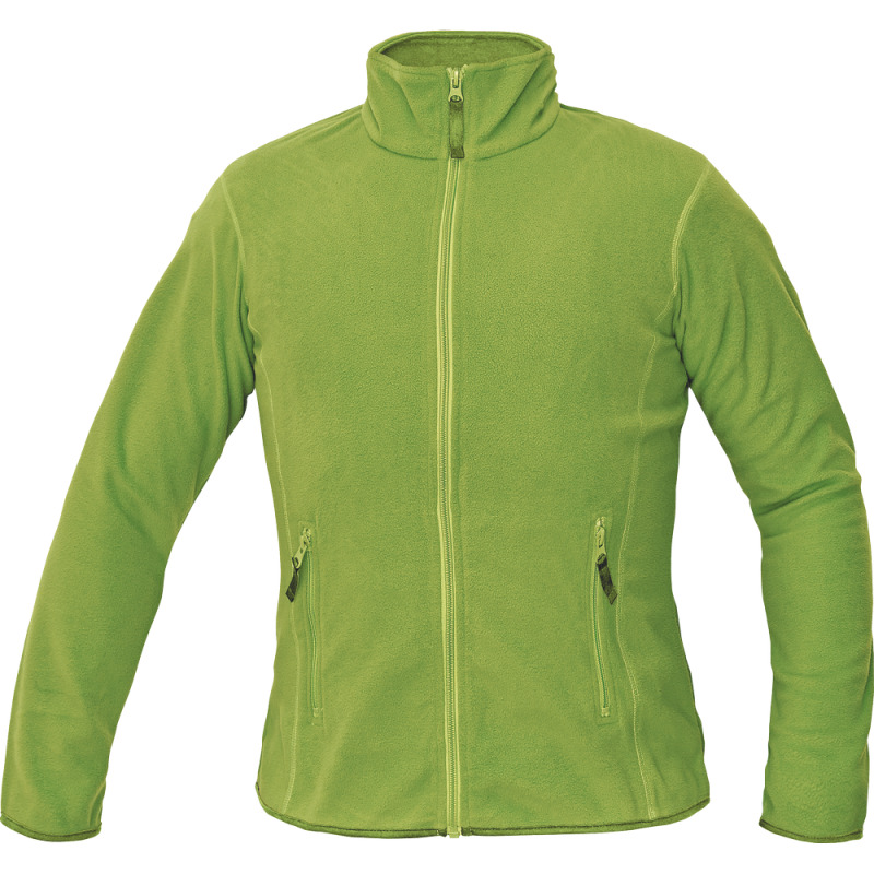 GOMTI bunda fleece dámská limetková XL
