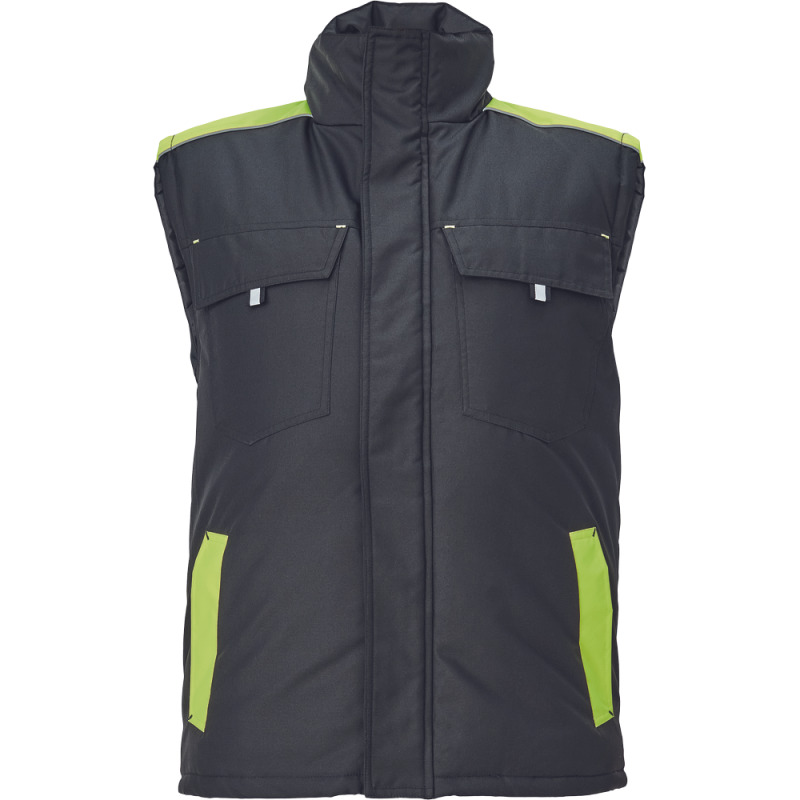 MAX VIVO vesta černá/žlutá vel.2XL