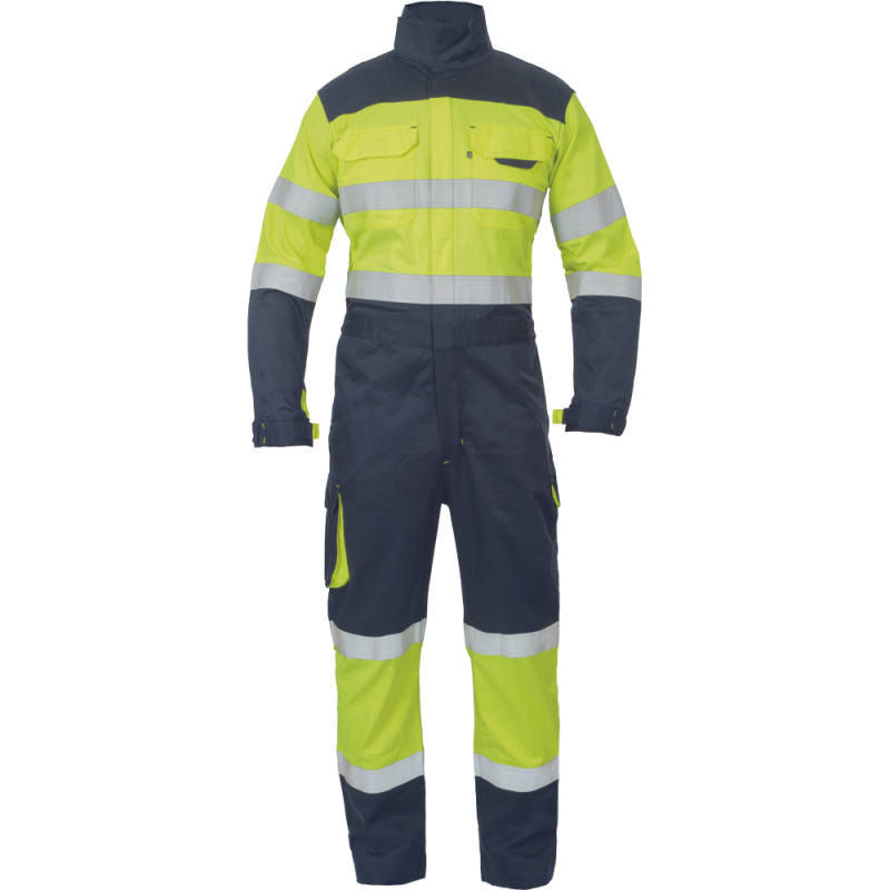 Pracovní kombinéza  STROKE FR HV žlutá/navy vel.M