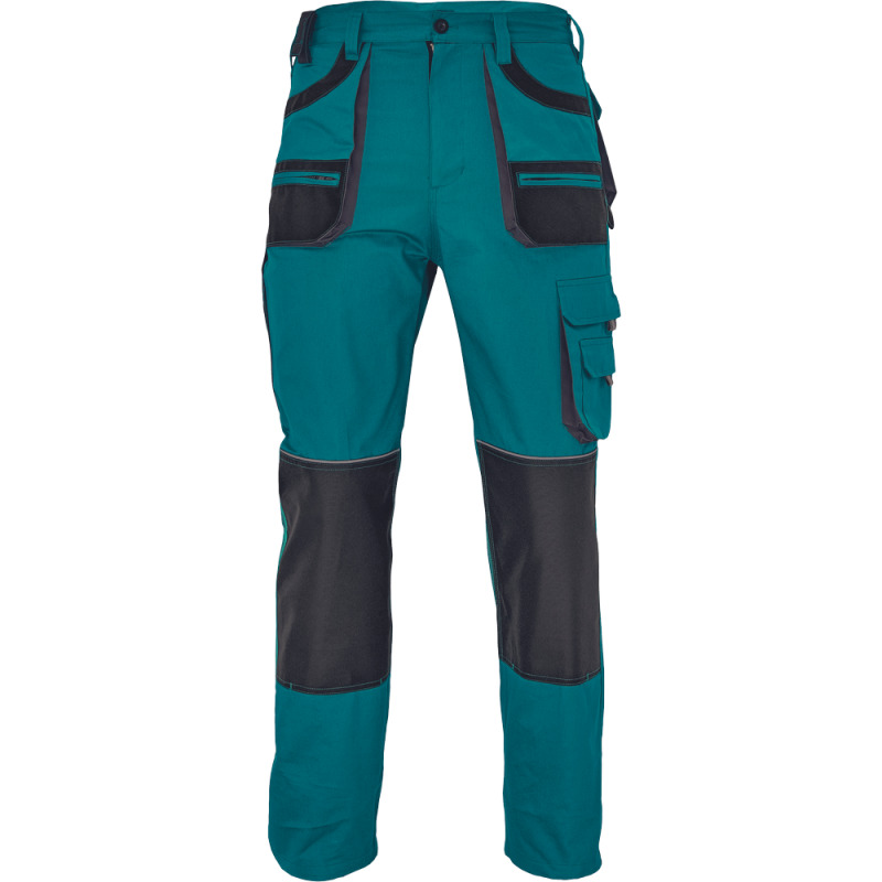 Kalhoty do pasu FF BE-01-003 zelená/černá  vel.52