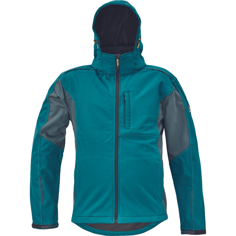 DAYBORO softshell bunda petrolejová vel.3XL