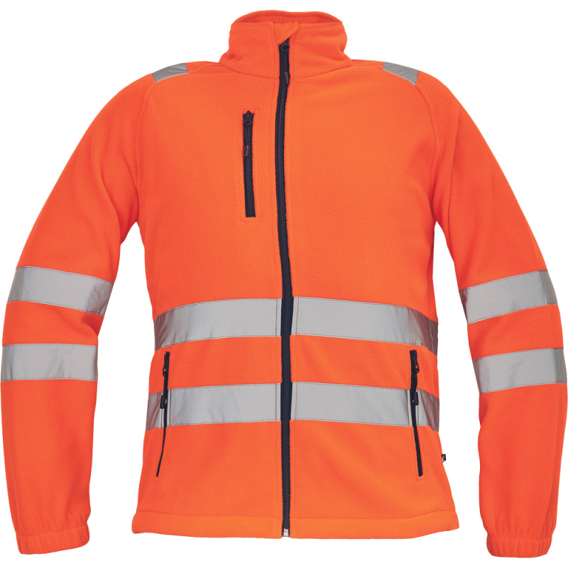 ALMERIA HV FLEECE mikina oranžová vel.XL