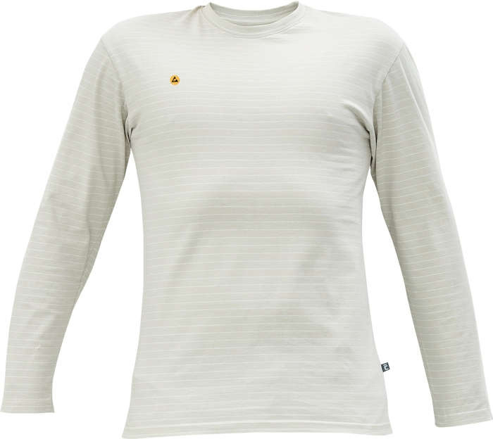 NOYO ESD LS tričko s dlouhým rukávem šedá vel.2XL
