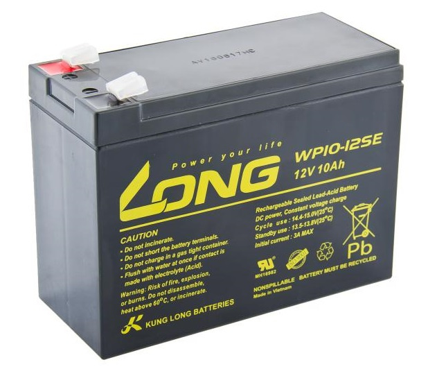 Long baterie 12v 10ah deepcycle agm f2