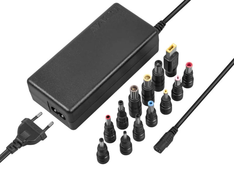AVACOM QuickTIP 90W univerzální adaptér pro notebooky ADAC-UNV-A90W Černá