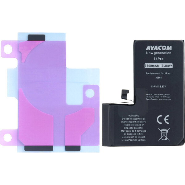 Avacom baterie pro Apple iPhone 14 Pro, Li-Ion 3,87V 3200mAh