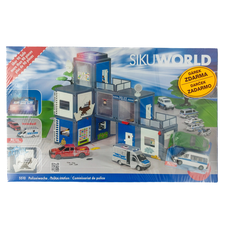 SIKU World - policejní stanice + 2 dárky