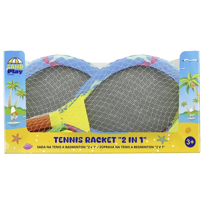 Plastica Sada na tenis a badminton 2v1