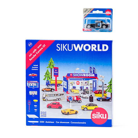 SIKU World - autosalón s autem