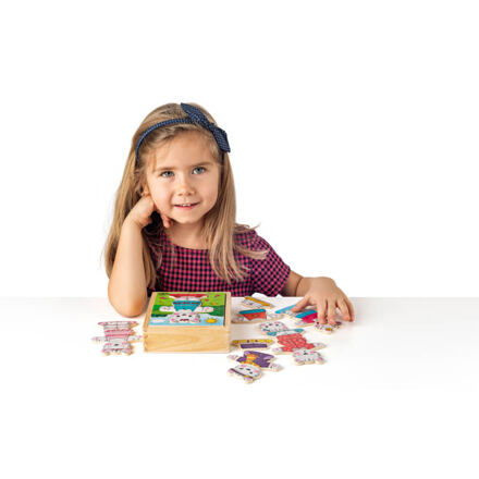 Oblékání kočičího puzzle