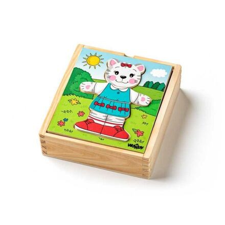 Oblékání kočičího puzzle