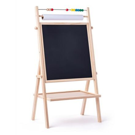 Woody Dřevo Tabule stojanová s rolí papíru a počítadlem