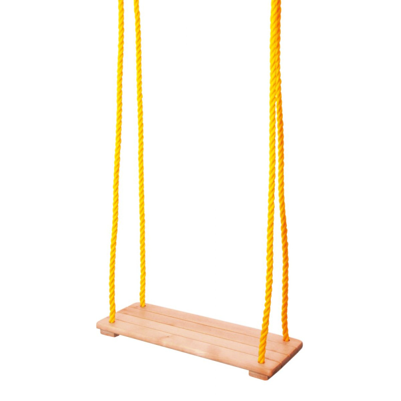 Woody DŘEVO Houpačka jednoduchá závěsné sedátko prkénko na houpání