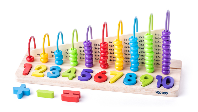 Woody počítadlo překlápěcí s příklady