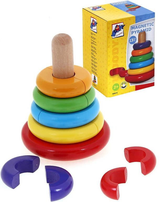Woody Magnetická skládací pyramida - Káča