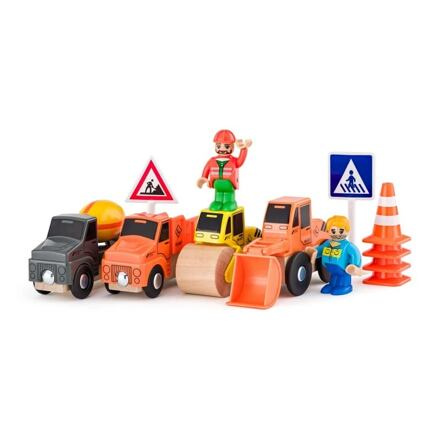 Woody Sada aut Stavební stroje 12ks