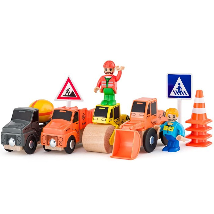Woody Sada aut Stavební stroje 12ks
