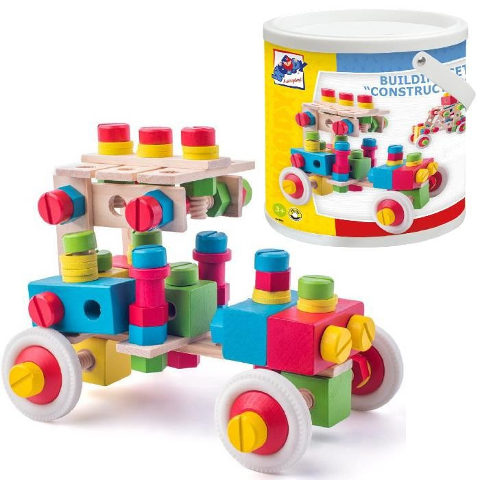 Woody 90895 Constructor v kyblíku 130 ks