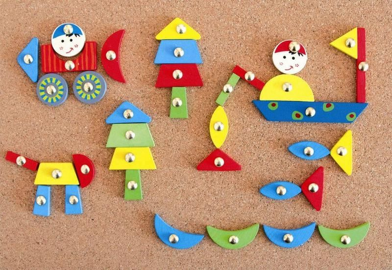 Hra s kladívkem - Deska s přibíjecími tvary, Auta (Woody)