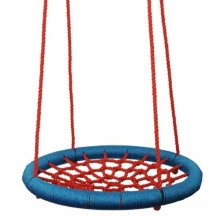 Woody Houpací kruh s průměrem 100 cm, modročervený