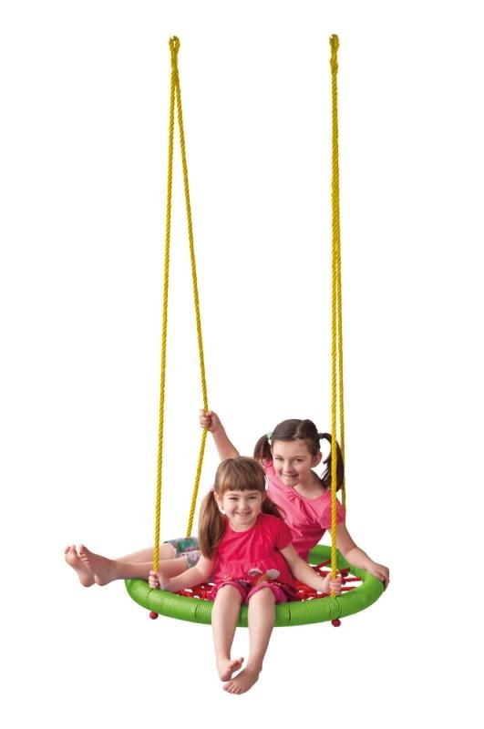 Woody Houpací kruh s průměrem 83cm, zelenočervený