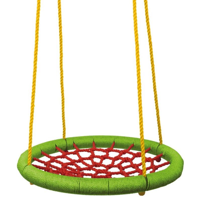 Woody Houpací kruh s průměrem 83cm, zelenočervený
