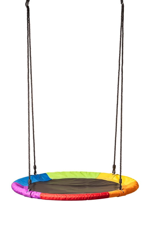 Woody Houpací kruh s průměrem 100cm, duhový