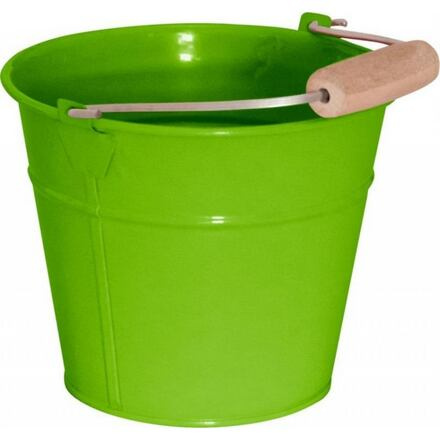 Zahradní zelený kbelík