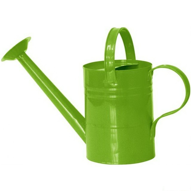 Kovová zelená konev