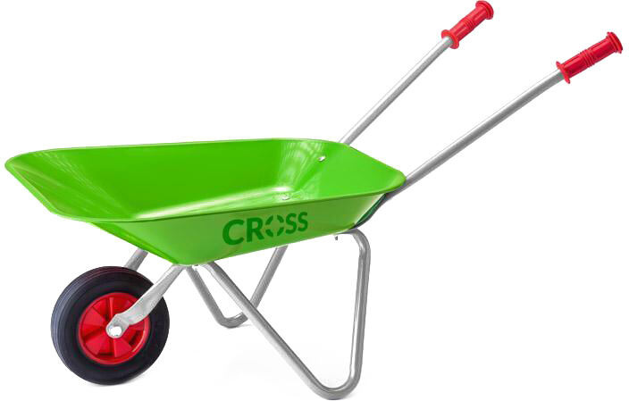 Kolečko CROSS zelené, kovové