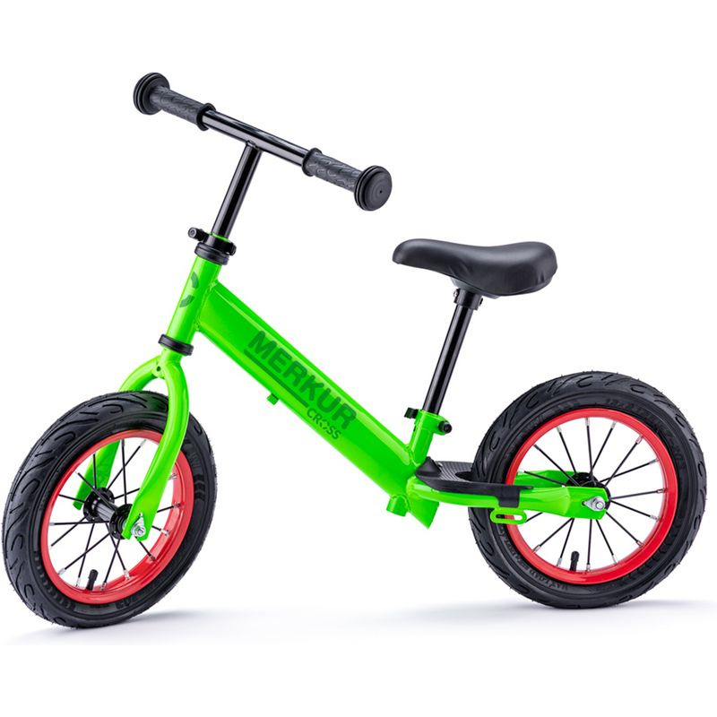 Merkur Odrážedlo CROSS zelené s bantamy, kovové