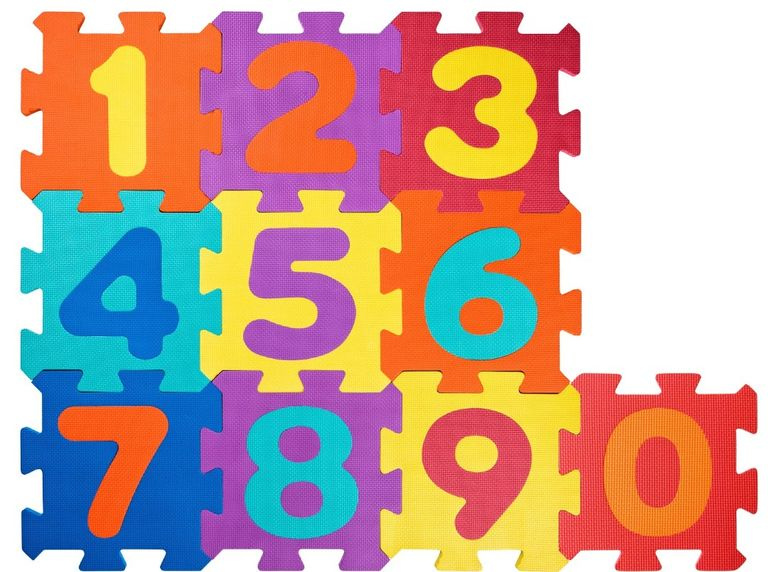 Cosing podložka Puzzle Čísla 10 ks