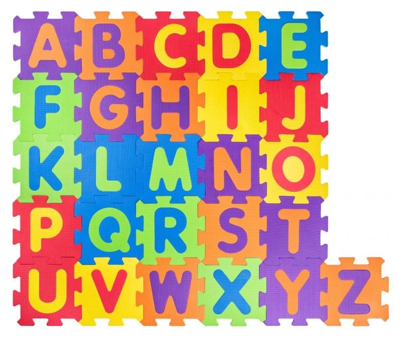 Pěnové puzzle Abeceda