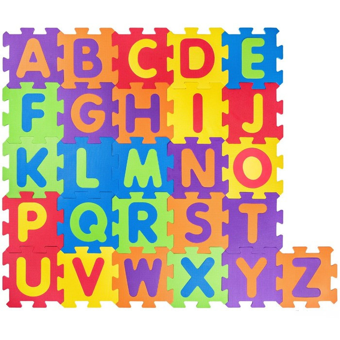 Pěnové puzzle Abeceda