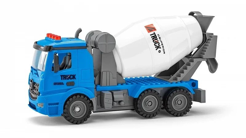 Plastica Auto Míchačka na dálkové ovládání stavebnice 28cm