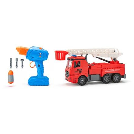Plastica Auto Hasič na dálkové ovládání stavebnice 30cm