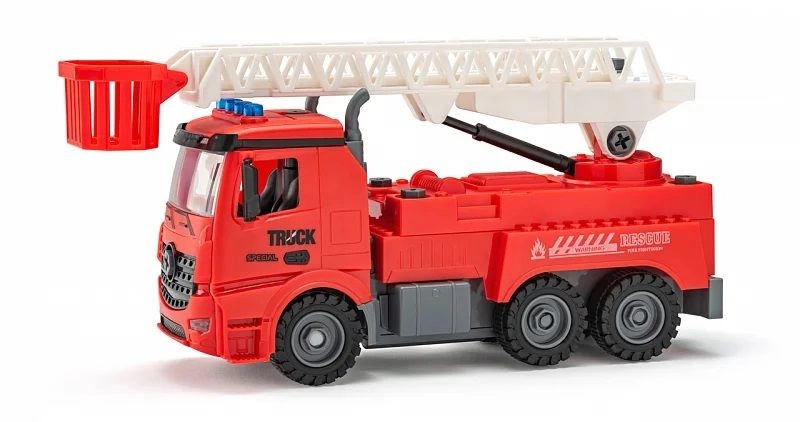 Plastica Auto Hasič na dálkové ovládání stavebnice 30cm