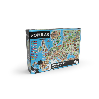 Popular Puzzle Mapa Evropy 160 dílků