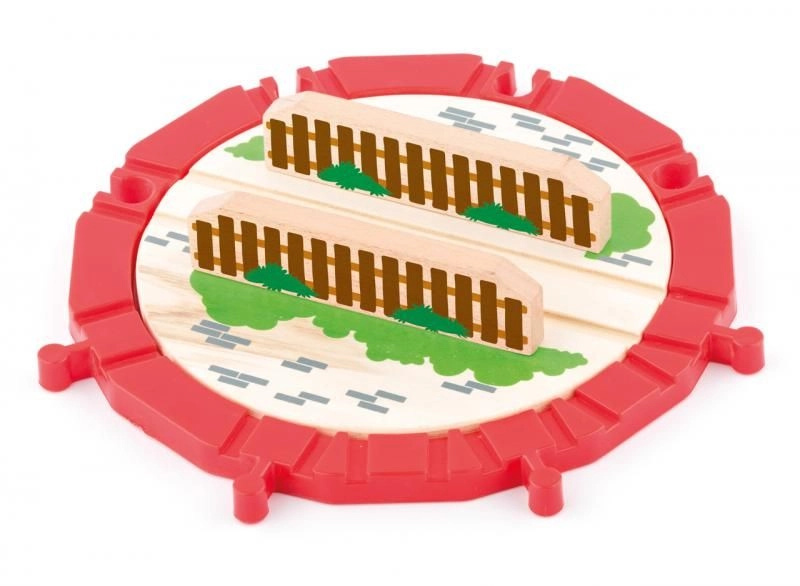 Vláčkodráha točna - Velká dřevo/plast 8 směrů (Woody)