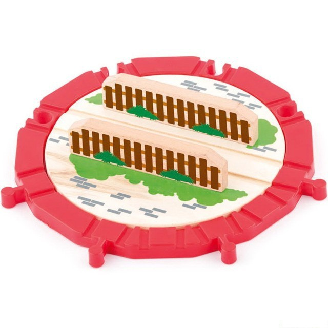 Vláčkodráha točna - Velká dřevo/plast 8 směrů (Woody)