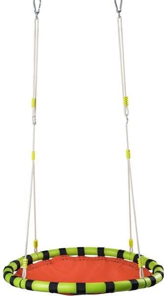 WOODY Skládací houpací kruh oranžový (průměr 103 cm)
