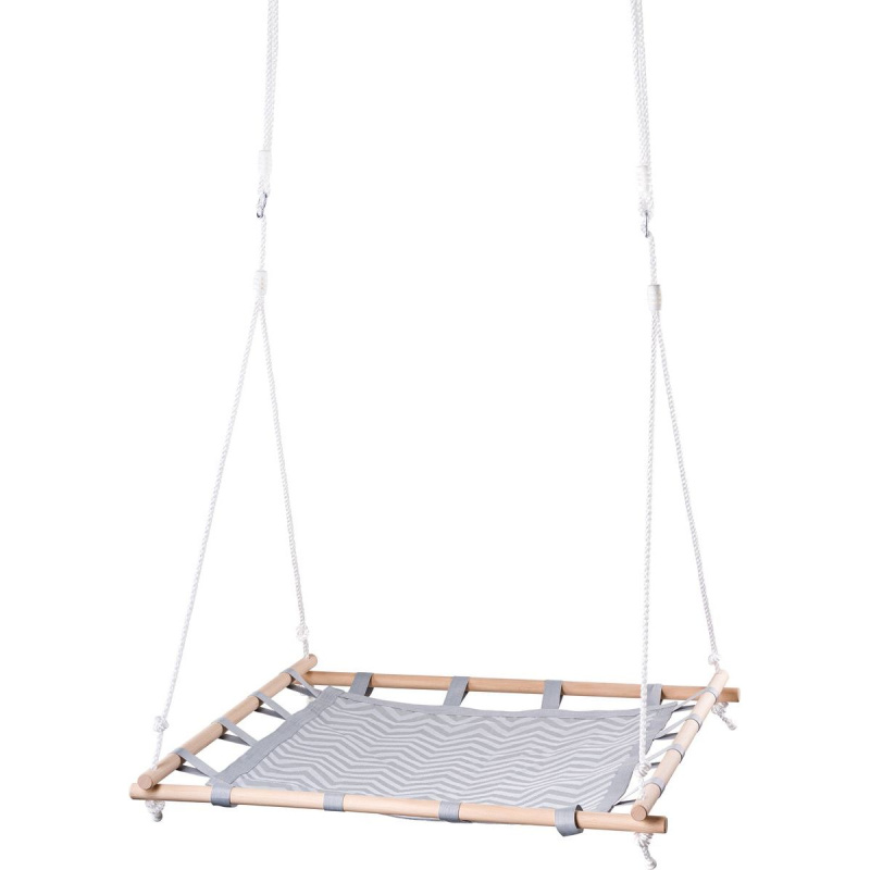 Houpačka - Houpací čterec, S textilií 100cm (Woody)