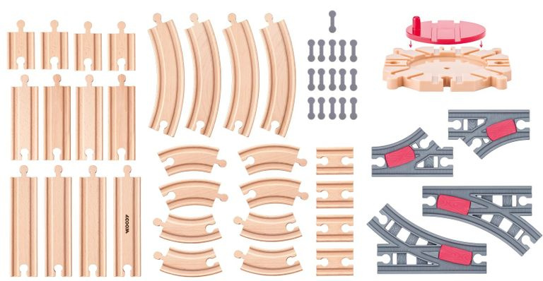 Woody Set kolejí 20ks