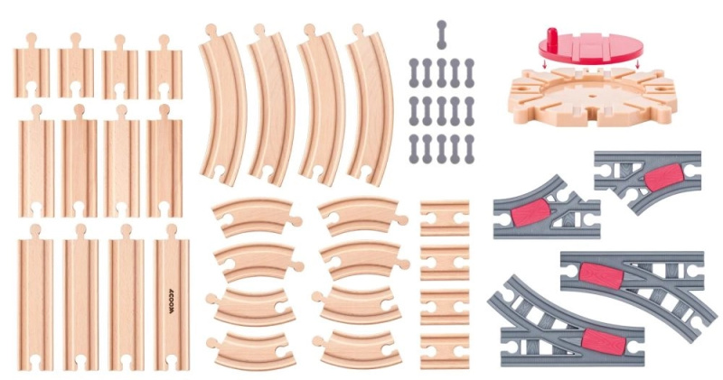 Woody Set kolejí 20ks