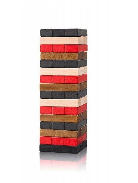 Jenga barevná - Společenská hra věž (Popular)