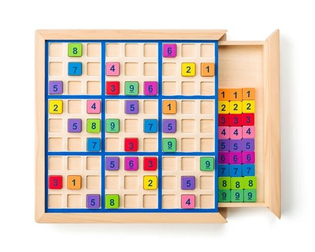 Sudoku - Dřevěné se šuplíkem (Popular)